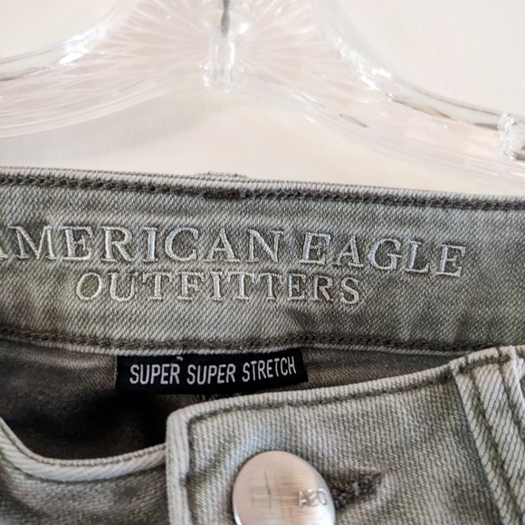 American Eagle Hi-Rise Shortie Gray - Picture 3 of 5